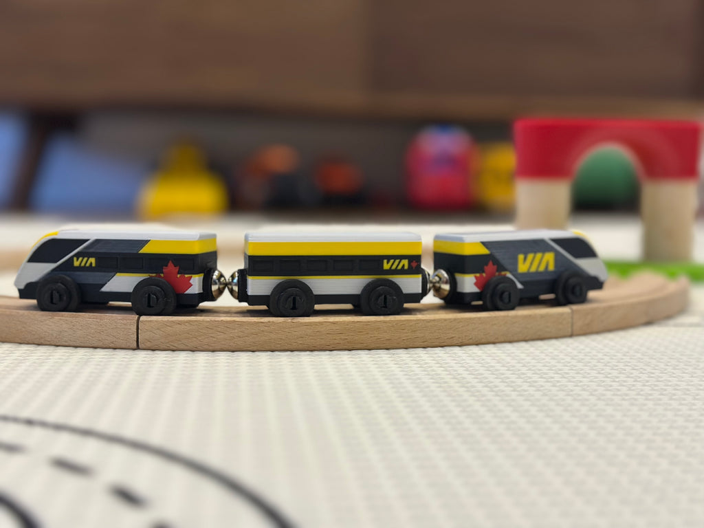 VIA Rail Train Toy — Brio & IKEA LILLABO Compatible