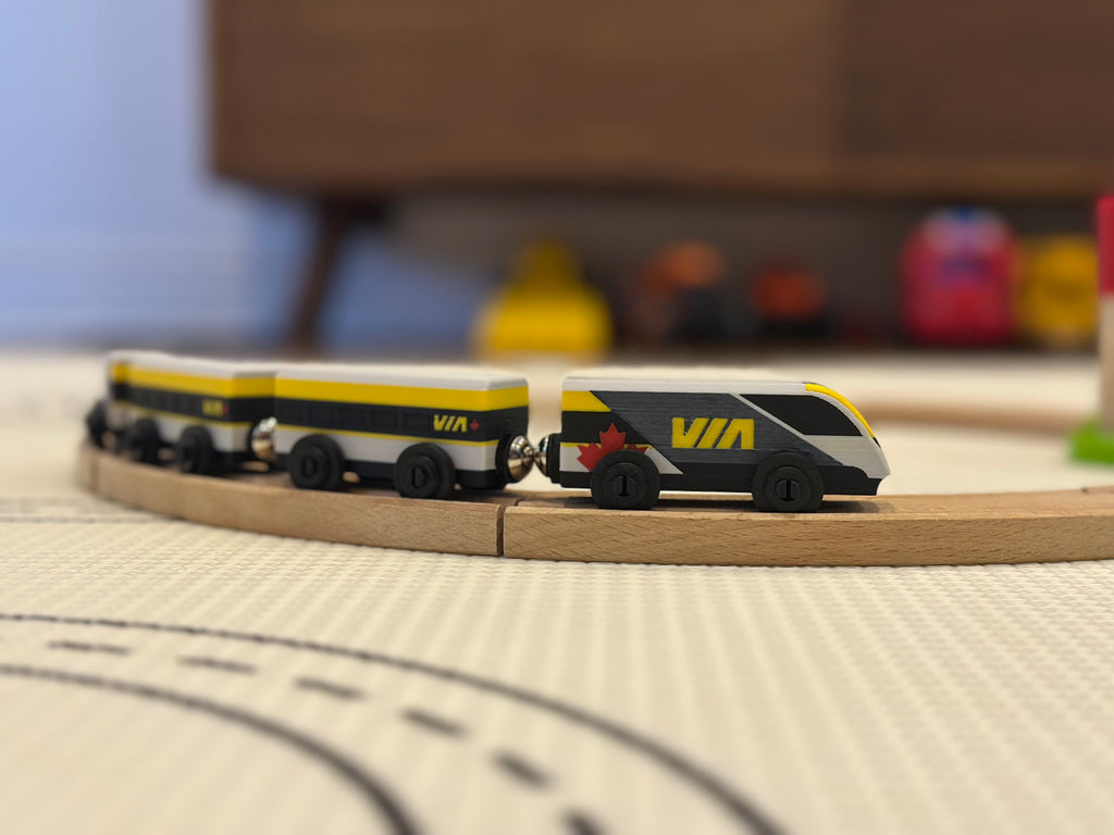 VIA Rail Train Toy — Brio & IKEA LILLABO Compatible