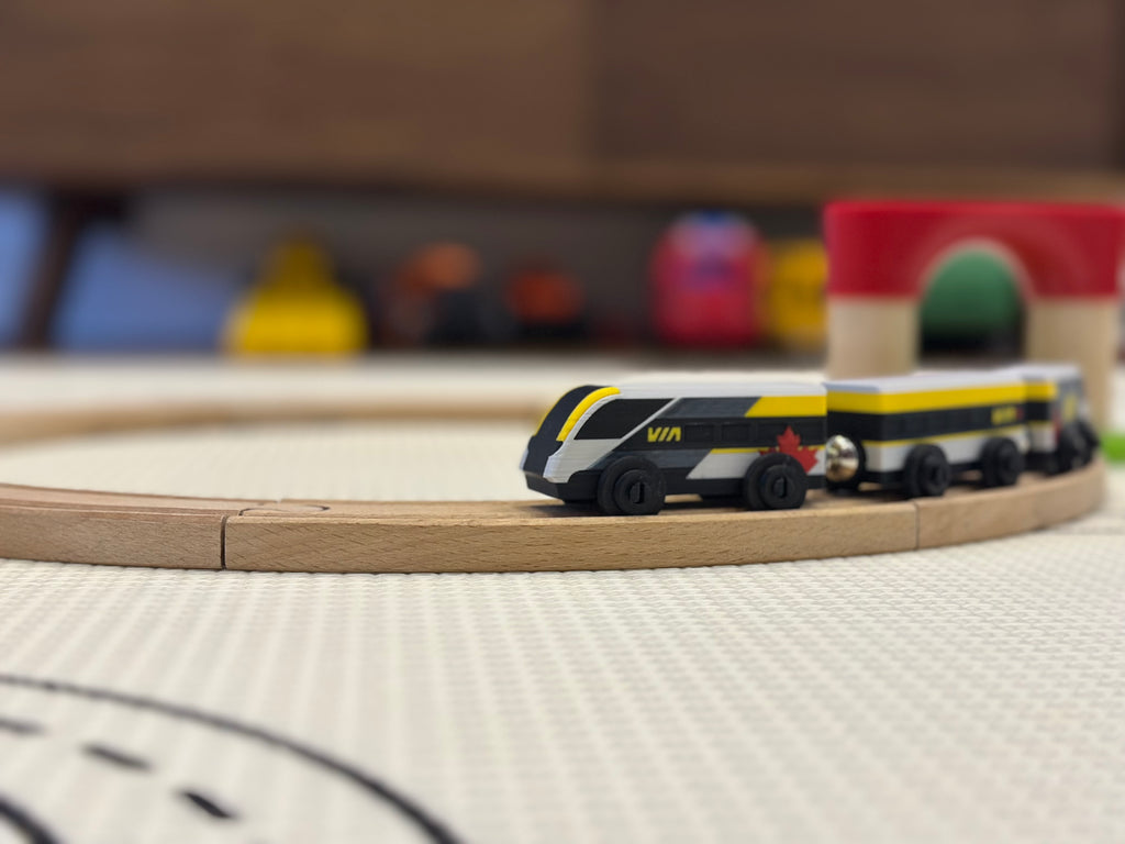 VIA Rail Train Toy — Brio & IKEA LILLABO Compatible