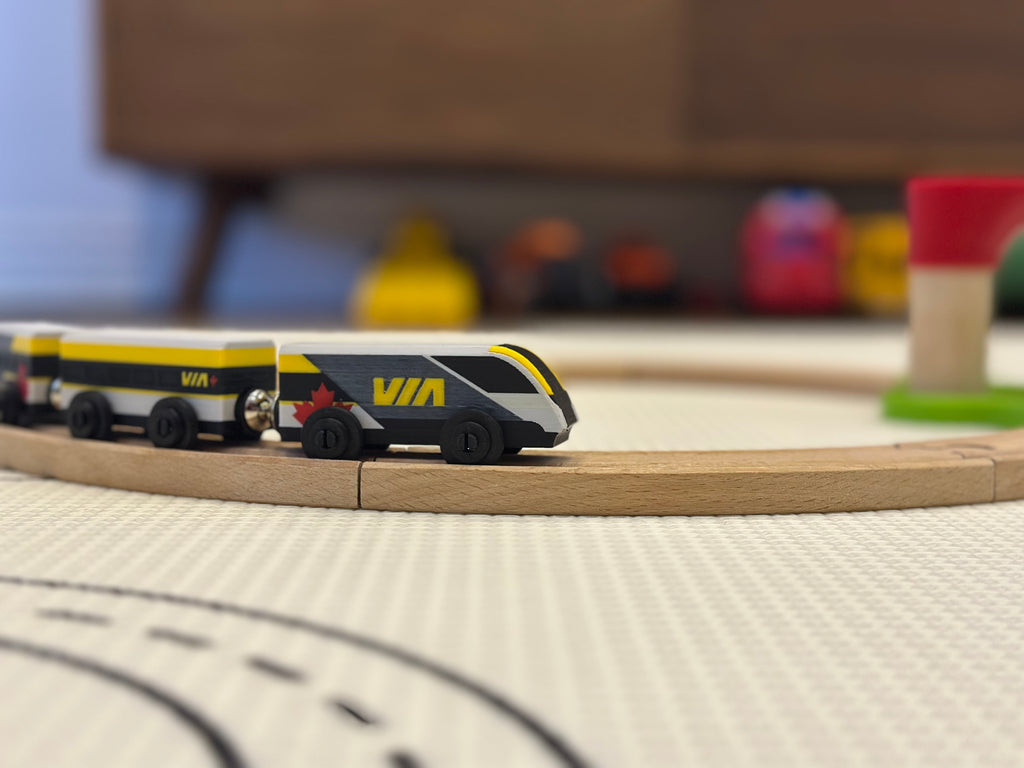 VIA Rail Train Toy — Brio & IKEA LILLABO Compatible