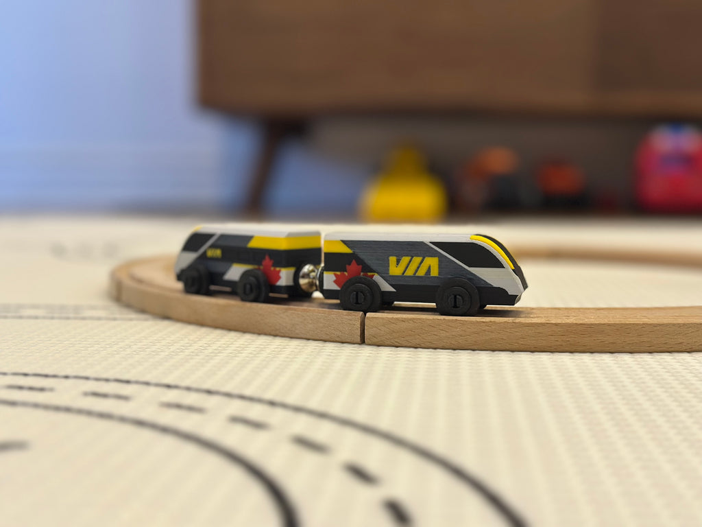 VIA Rail Train Toy — Brio & IKEA LILLABO Compatible