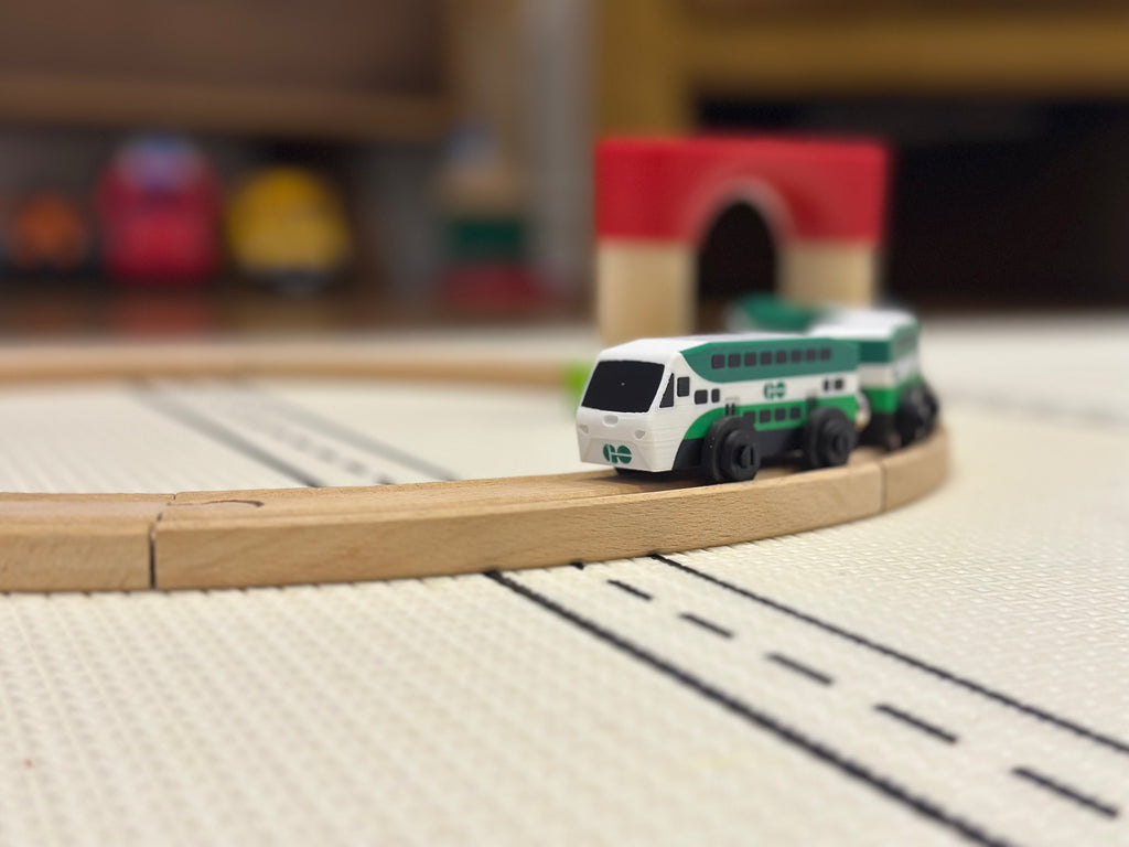 GO Train Toy — Brio & IKEA LILLABO Compatible