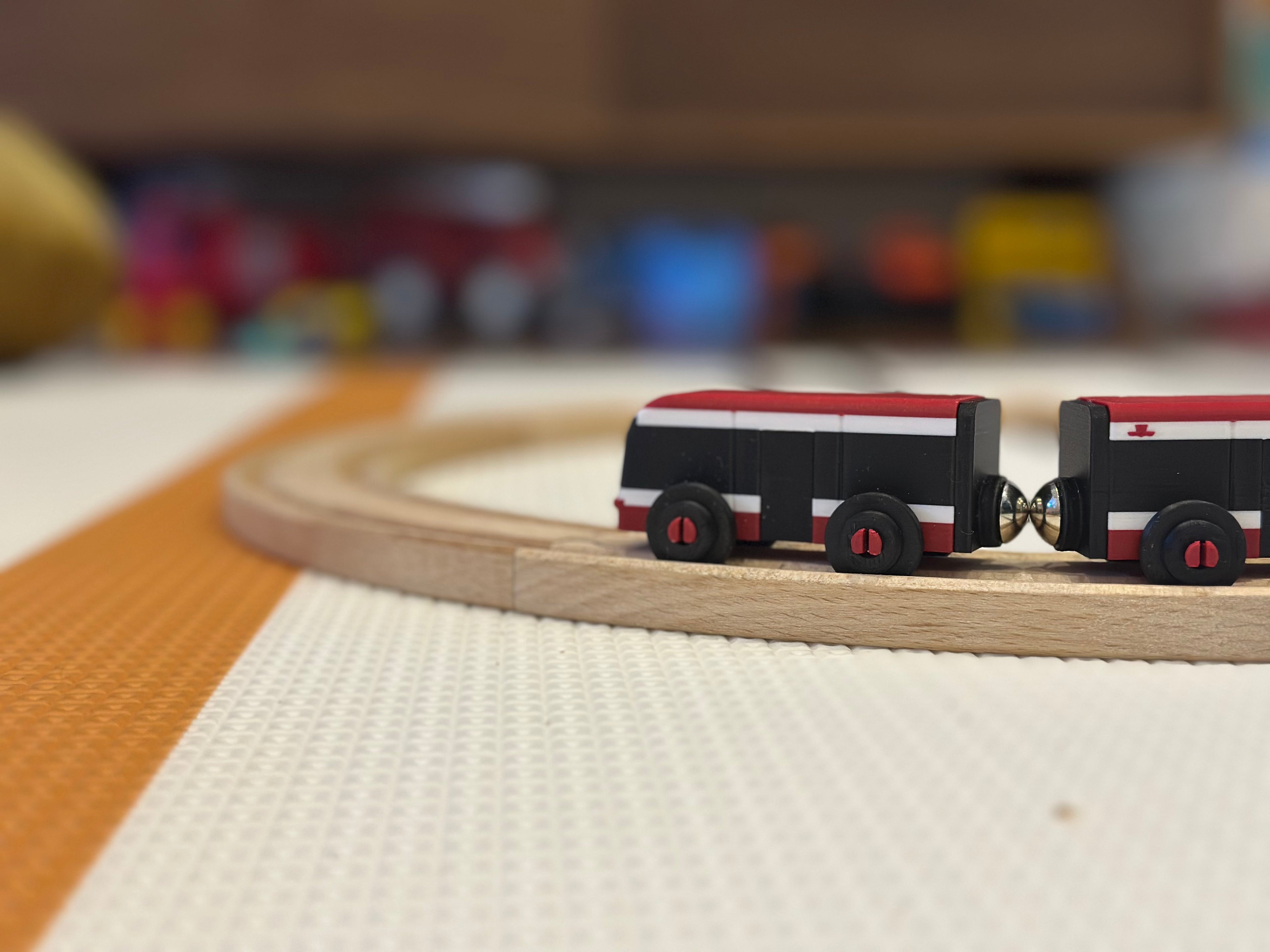 TTC Flexity Streetcar Toy — Brio & IKEA LILLABO Compatible