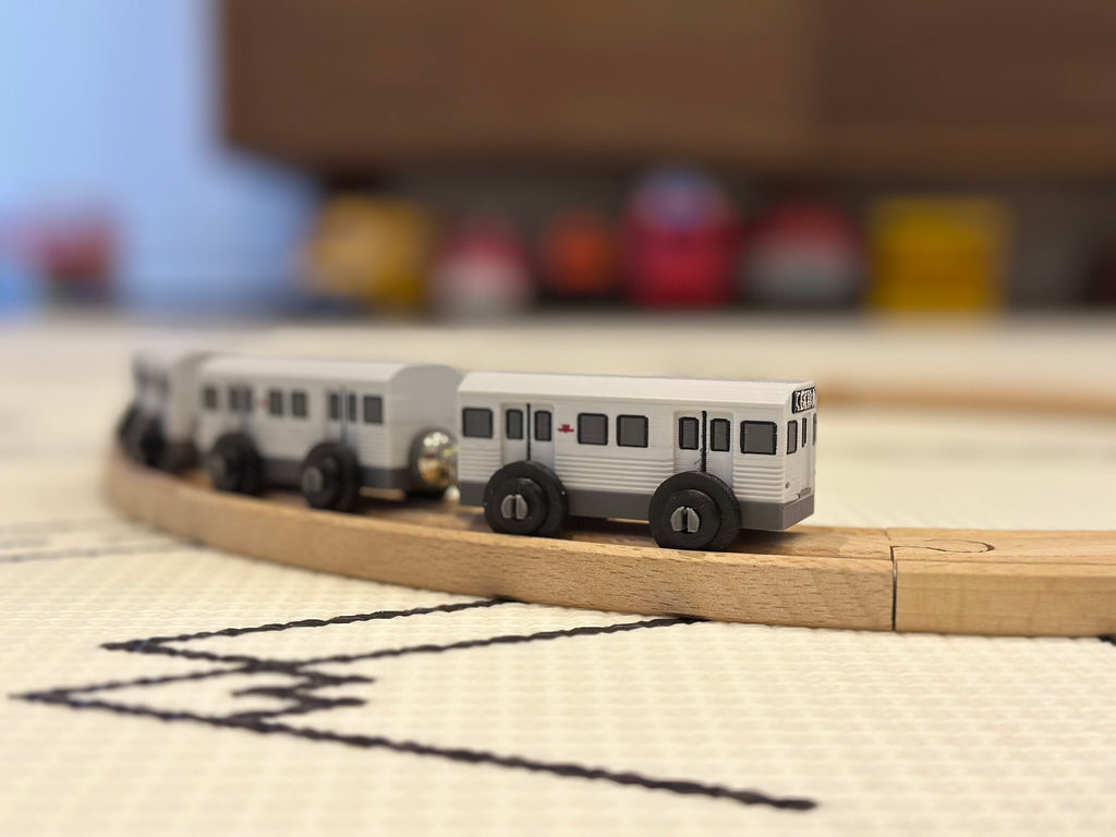 TTC T1 Subway Car Toy — Brio & IKEA LILLABO Compatible