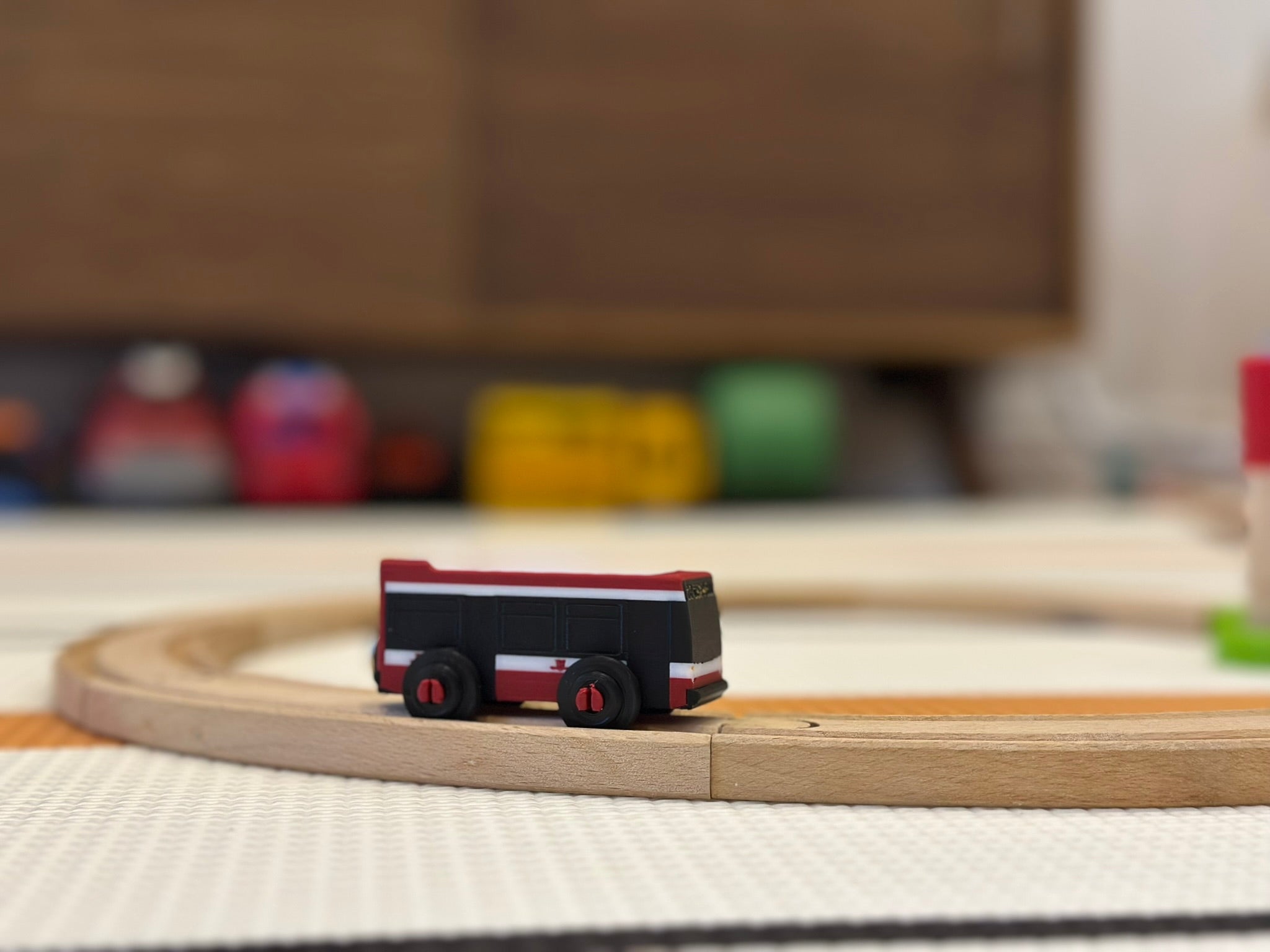 TTC NOVA LFS Bus Toy — Brio & IKEA LILLABO Compatible