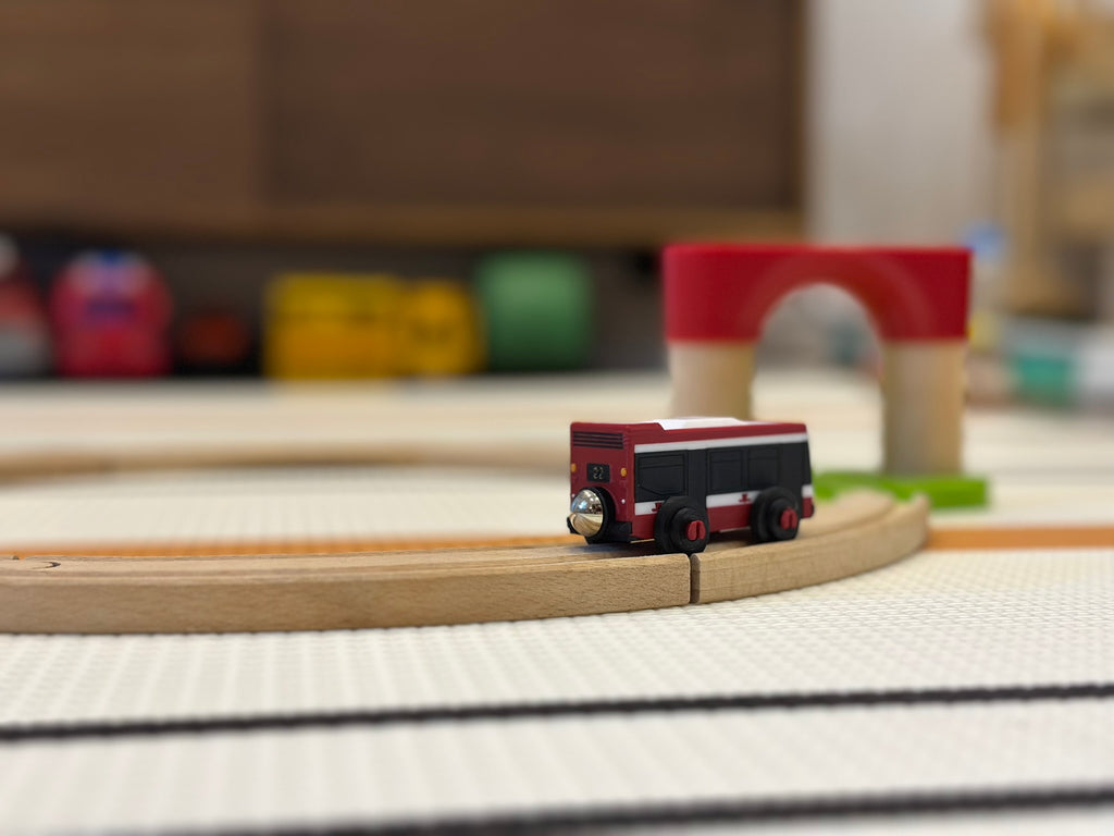 TTC NOVA LFS Bus Toy — Brio & IKEA LILLABO Compatible