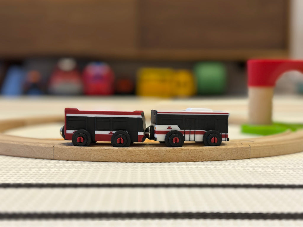TTC NOVA LFS Bus Toy — Brio & IKEA LILLABO Compatible