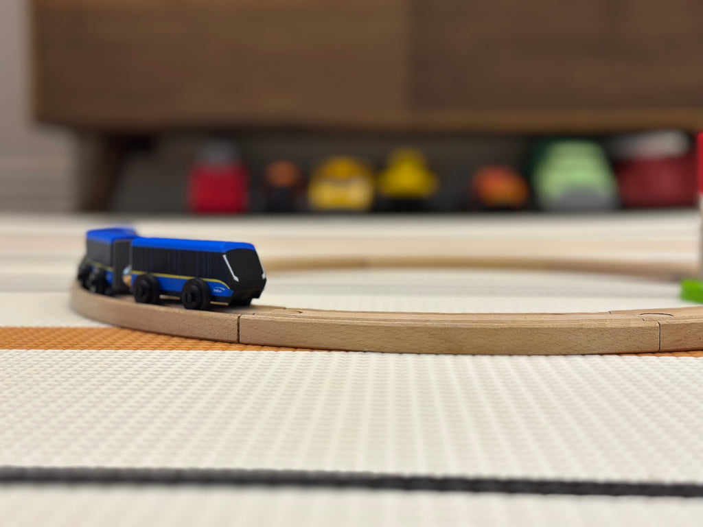 Translink SkyTrain Mark V Toy Train — Brio & IKEA LILLABO Compatible