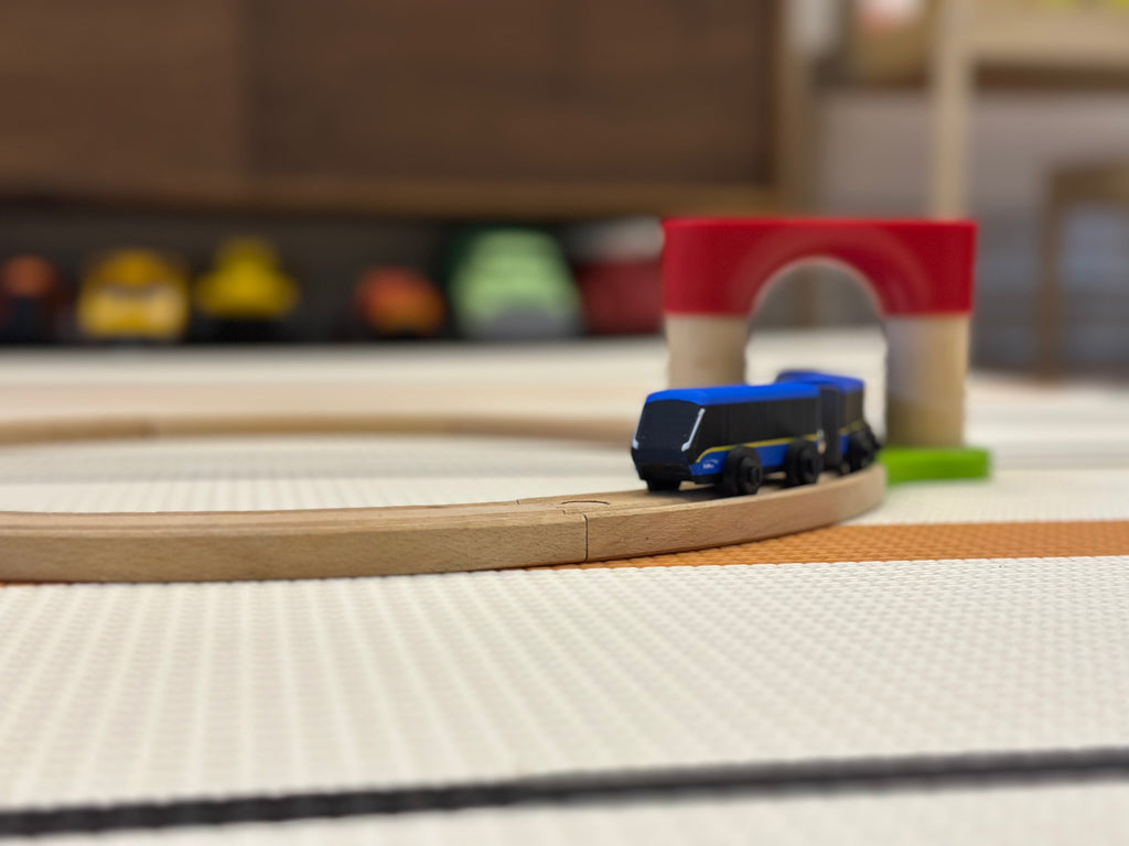 Translink SkyTrain Mark V Toy Train — Brio & IKEA LILLABO Compatible