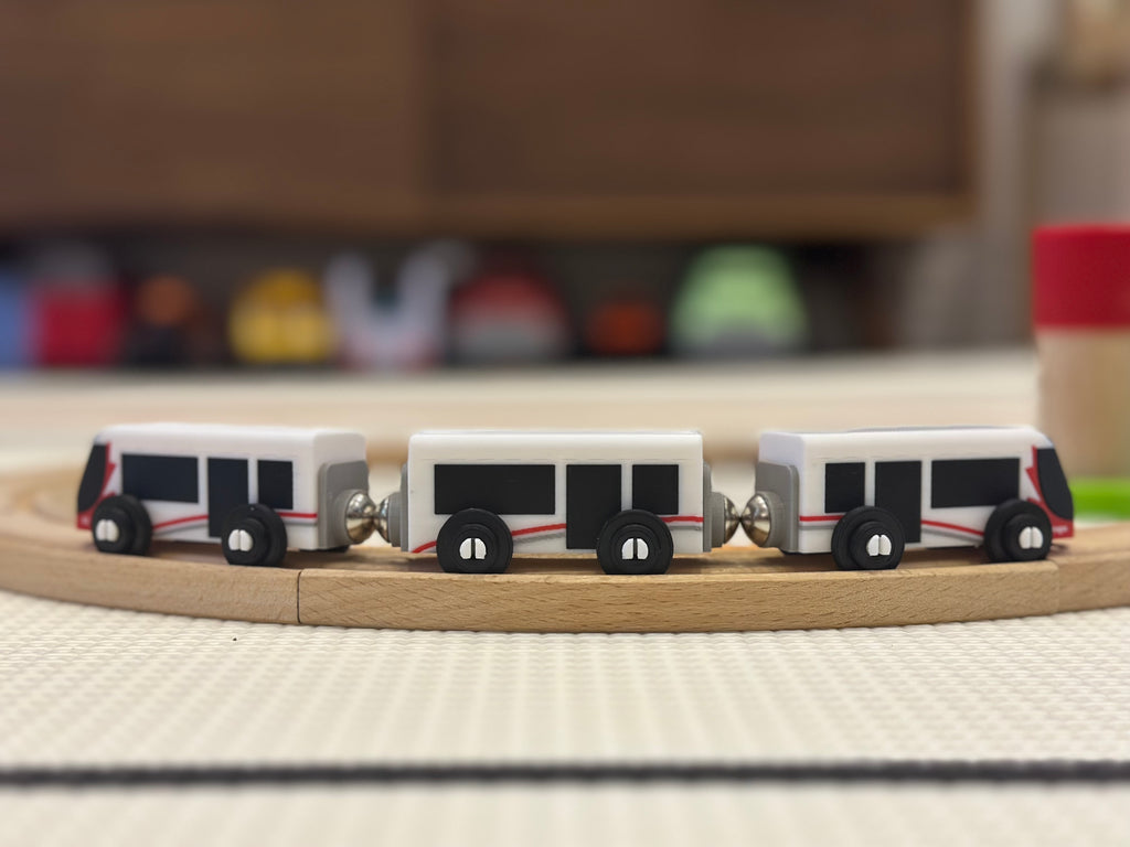 Ottawa Transit Streetcar Train Toy — Brio & IKEA LILLABO Compatible