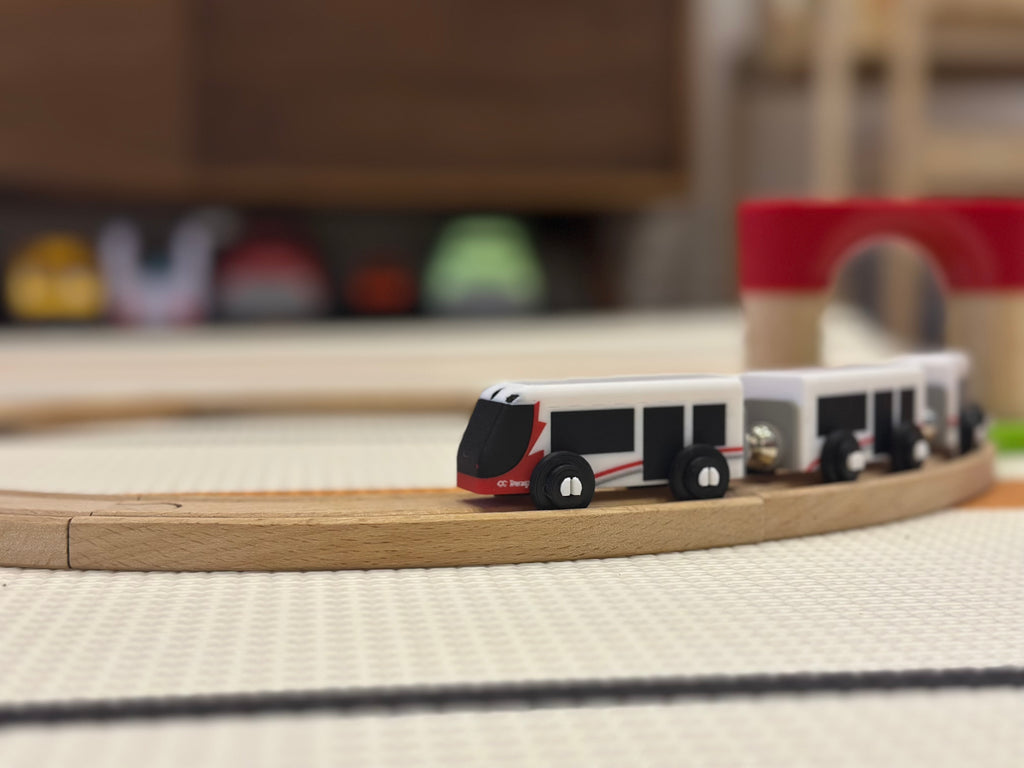 Ottawa Transit Streetcar Train Toy — Brio & IKEA LILLABO Compatible