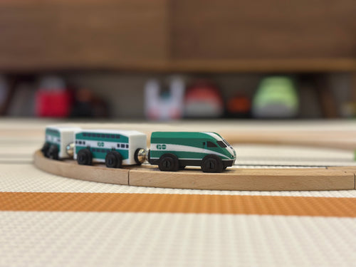 GO Train Toy (Classic Livery) — Brio & IKEA LILLABO Compatible