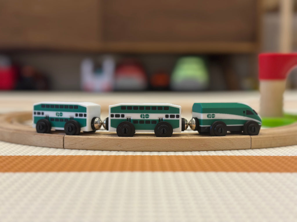 GO Train Toy (Classic Livery) — Brio & IKEA LILLABO Compatible