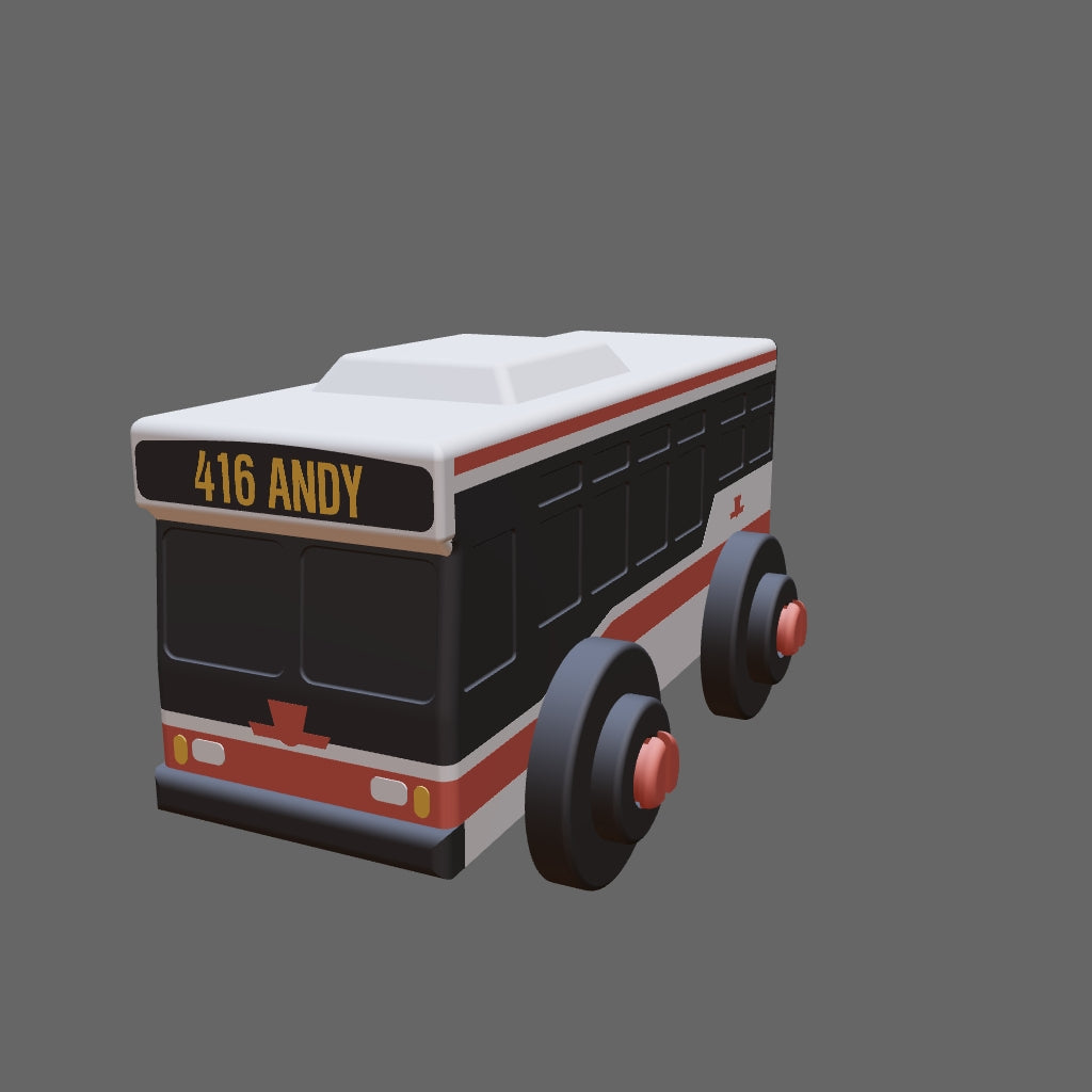 TTC Orion VII Bus Toy — Brio & IKEA LILLABO Compatible